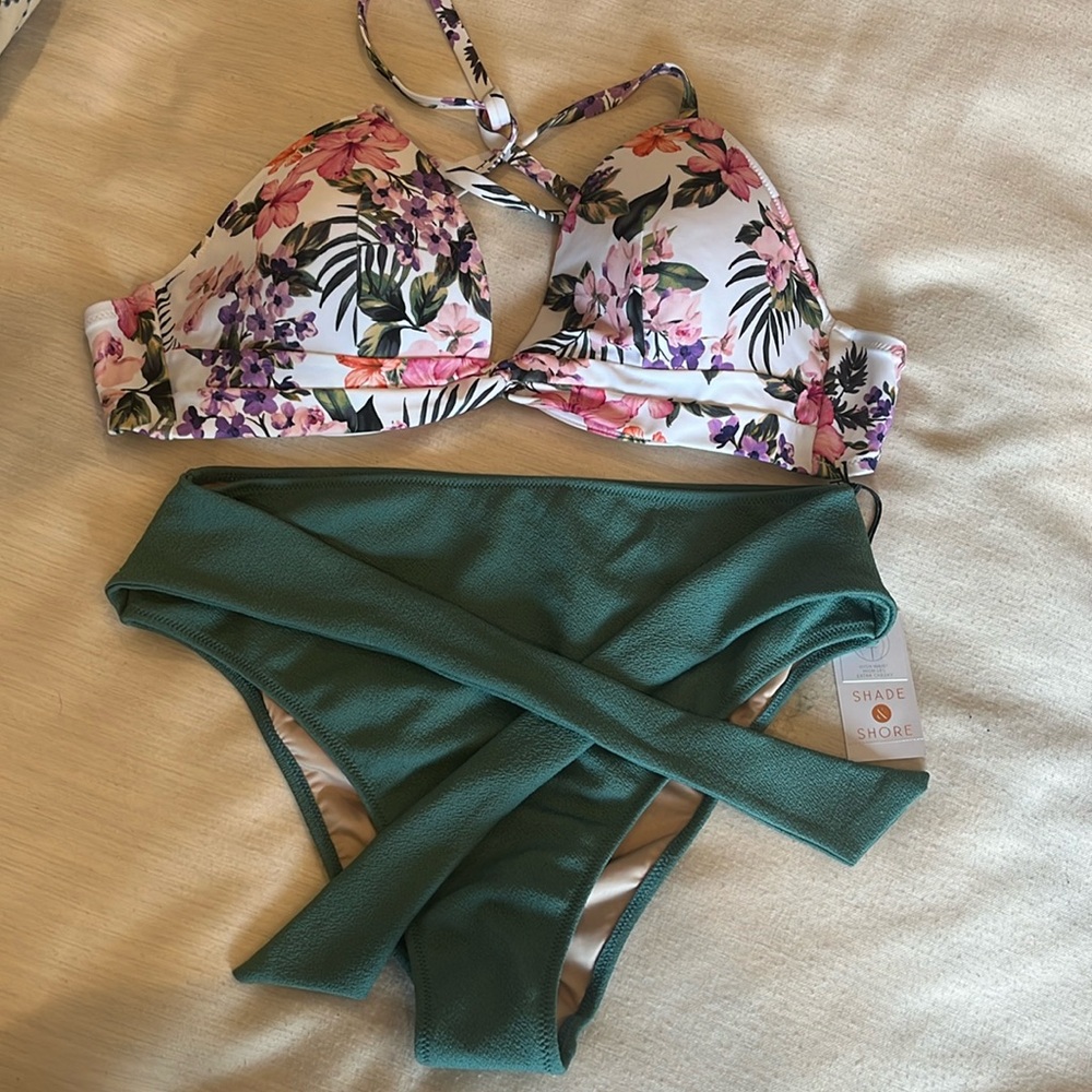 Shade to Shore (Target) high waisted bikini set